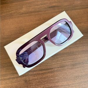 NWT Elisa Johnson Jane Sunglasses in Purple Haze